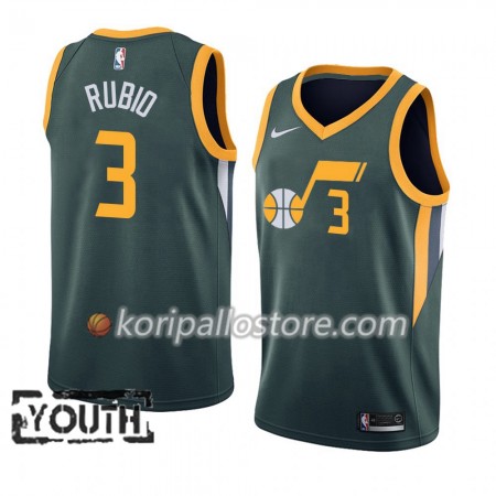 Utah Jazz Ricky Rubio 3 2018-19 Nike Vihreä Lasten Pelipaidat Swingman